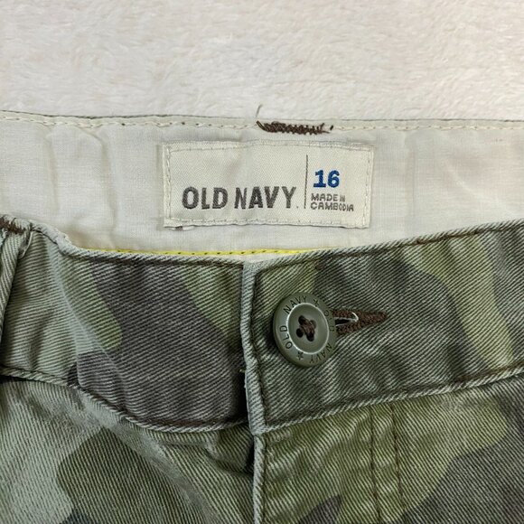 Old Navy Youth boys camo cargo shorts size 14 - Picture 3 of 9